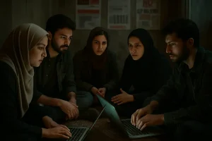 Iran Internet Restrictions affecting phones and laptops in a quiet Tehran home